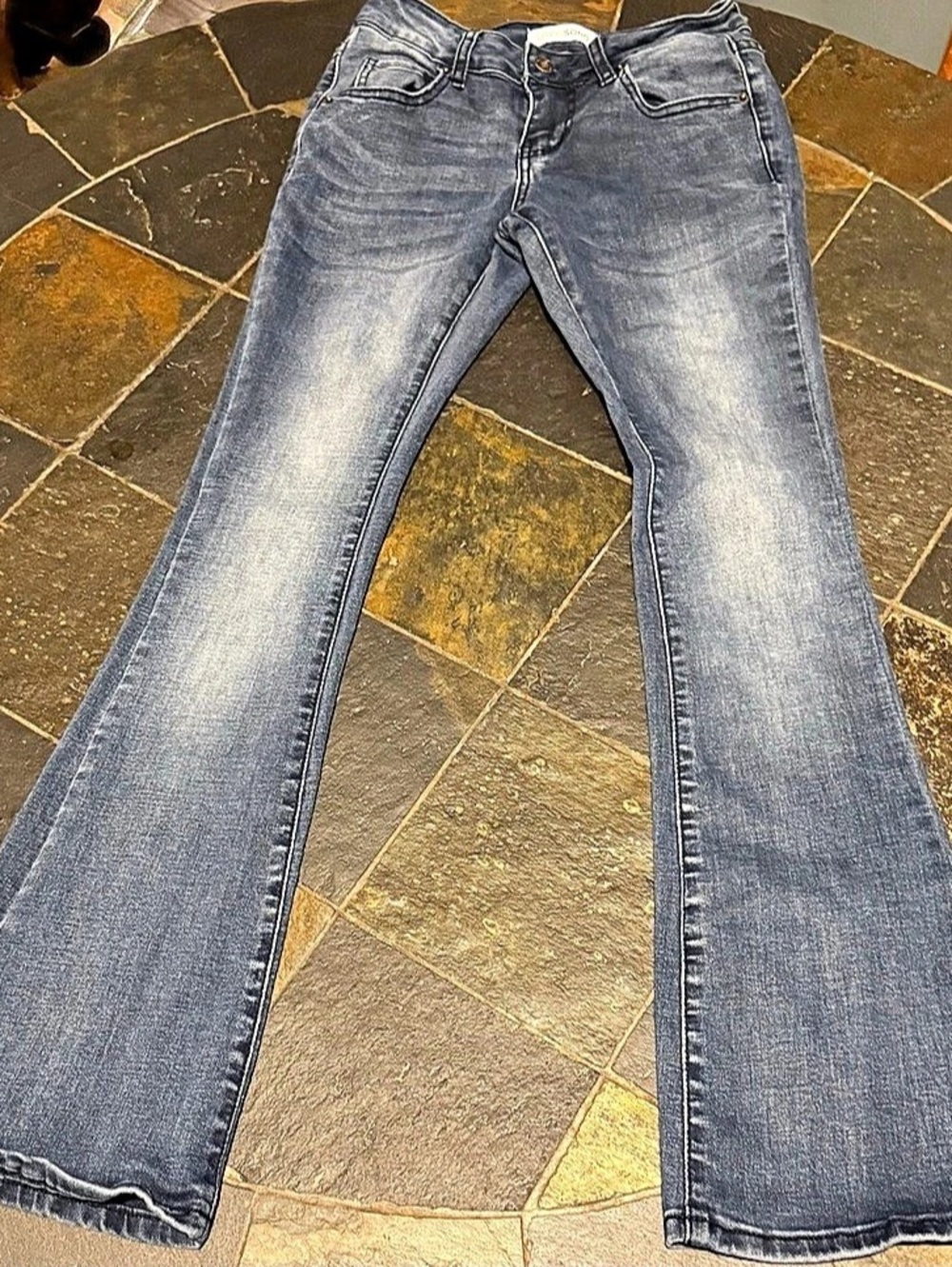 Love, Soho Low Rise Bootcut Jeans Blue Waist 00